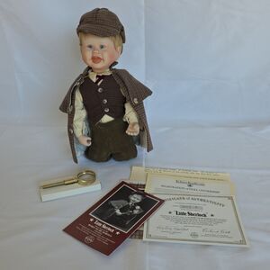 Born To Be Famous Little Sherlock Porcelain Doll
